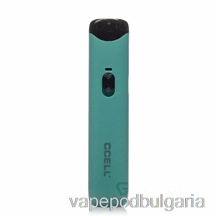 Vape 10000 Дръпки Ccell Go Stik 510 батерия изумрудено зелено